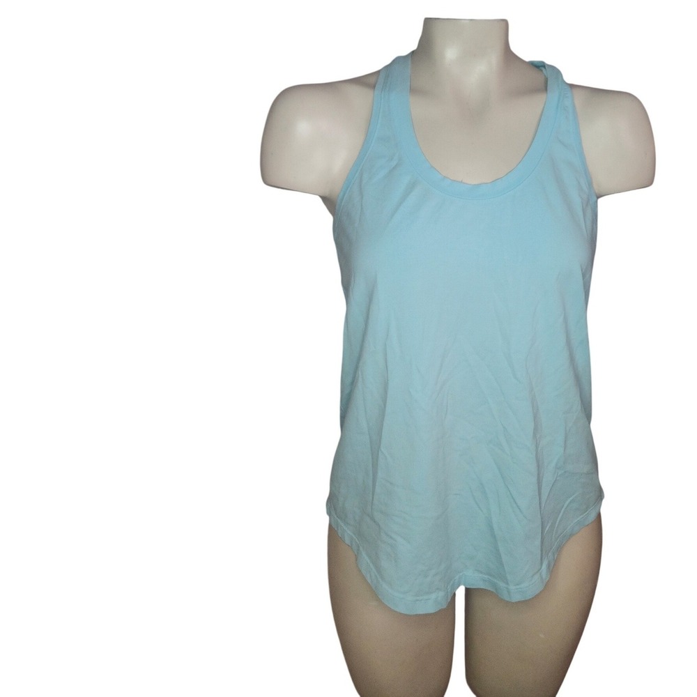 Lululemon Racerback Tank Top Light Blue Yoga Gym Activewear 4/6 casual outdoor
